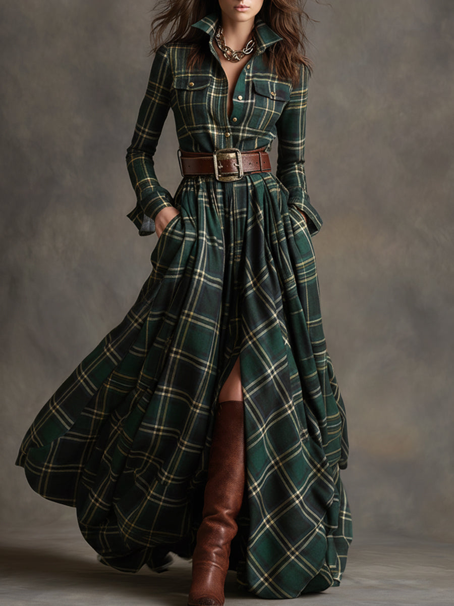 Scarlett™ | Belted Shirt Dress