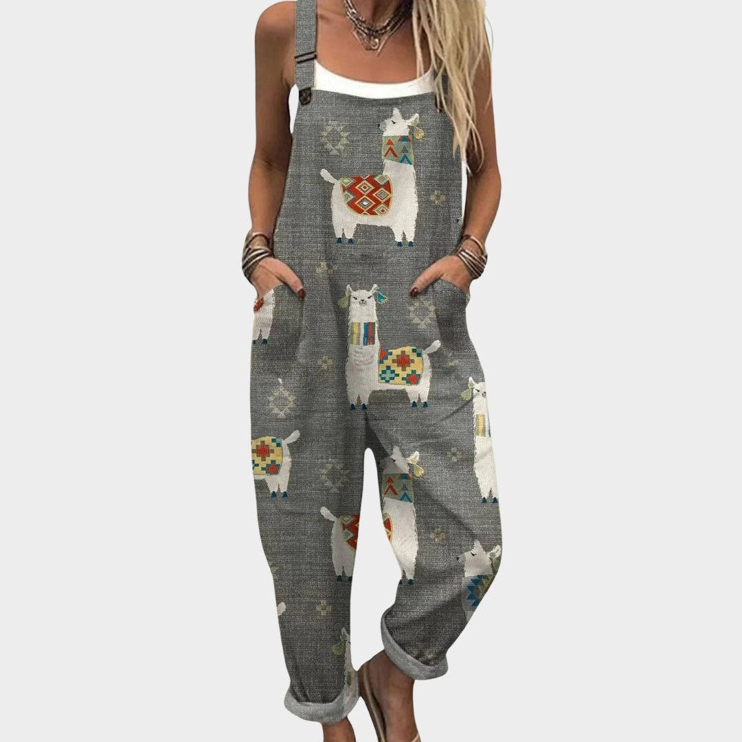 Delvessa | Comfortable Printed Jumpsuit