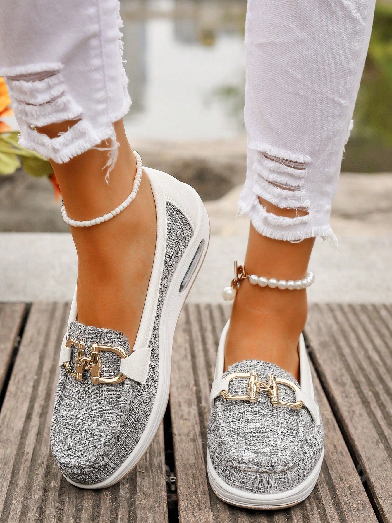 Ellie Flat Buckle Loafers