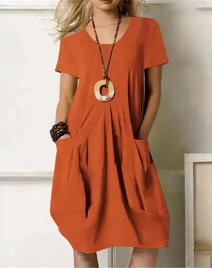 Kwani | Easy Casual Flow Midi Dress