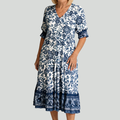 Keisha | Graceful V-Neck Floral