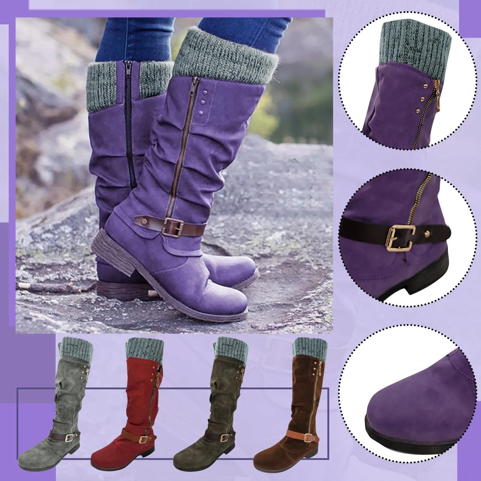 Liana Knit-Top Boot