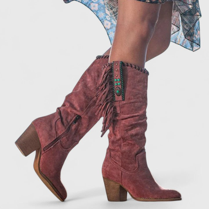 Sienna Fringe Boots