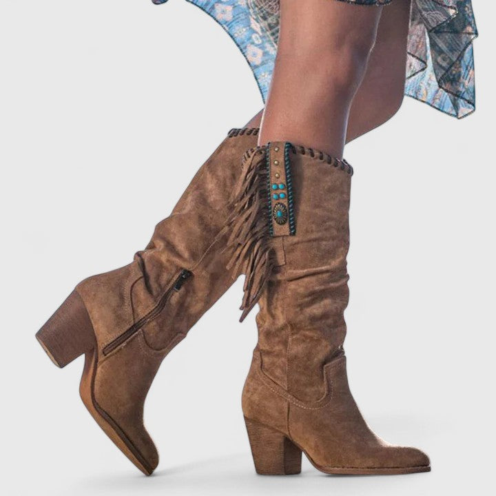 Sienna Fringe Boots