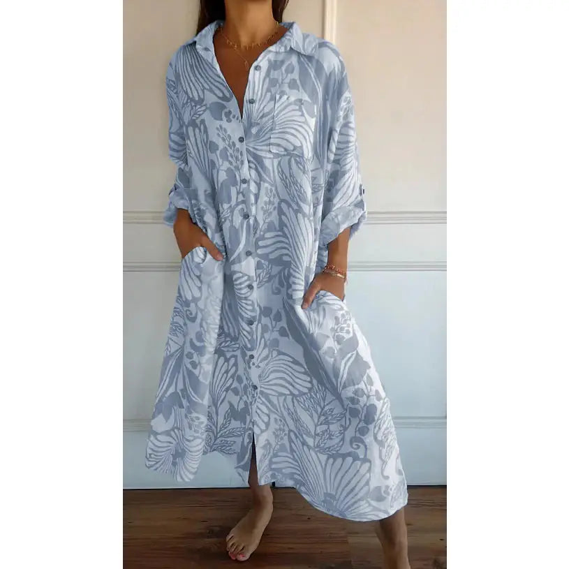 Carly | Long Cotton Dress
