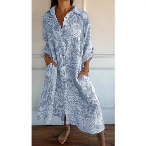 Carly | Long Cotton Dress