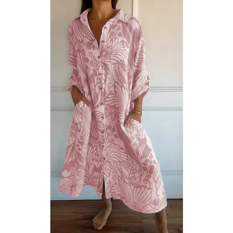 Carly | Long Cotton Dress