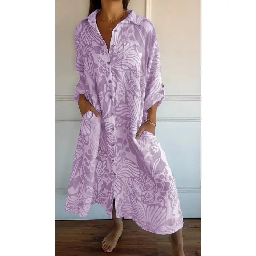 Carly | Long Cotton Dress