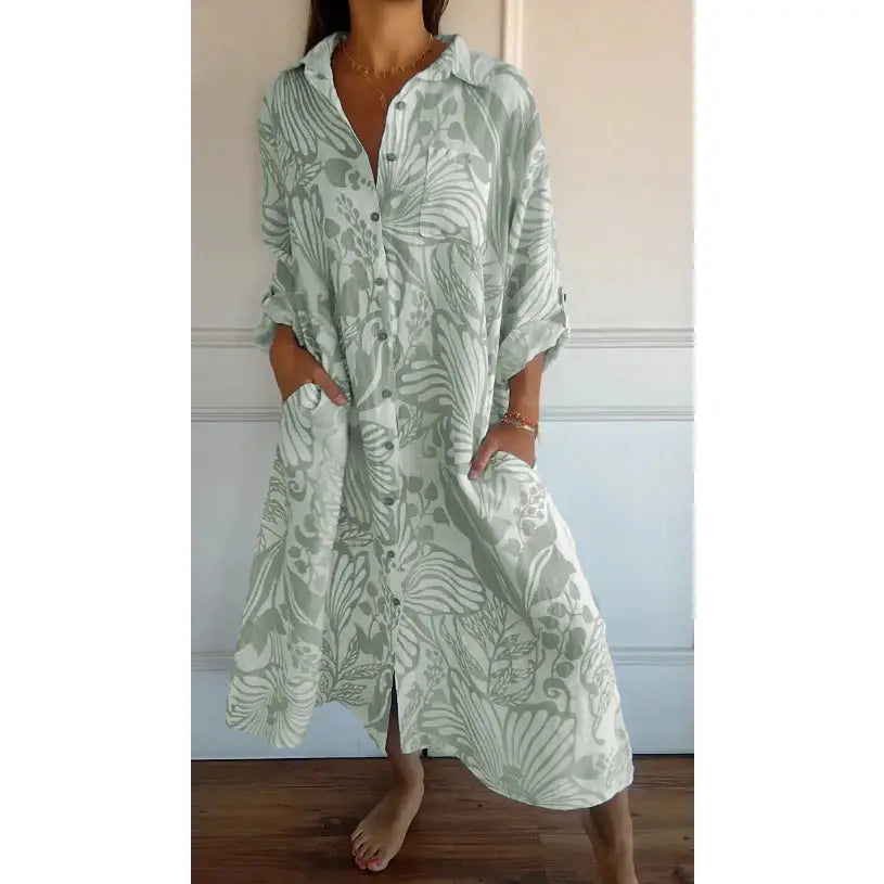 Carly | Long Cotton Dress