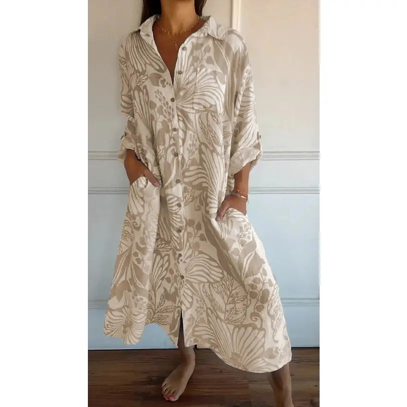 Carly | Long Cotton Dress