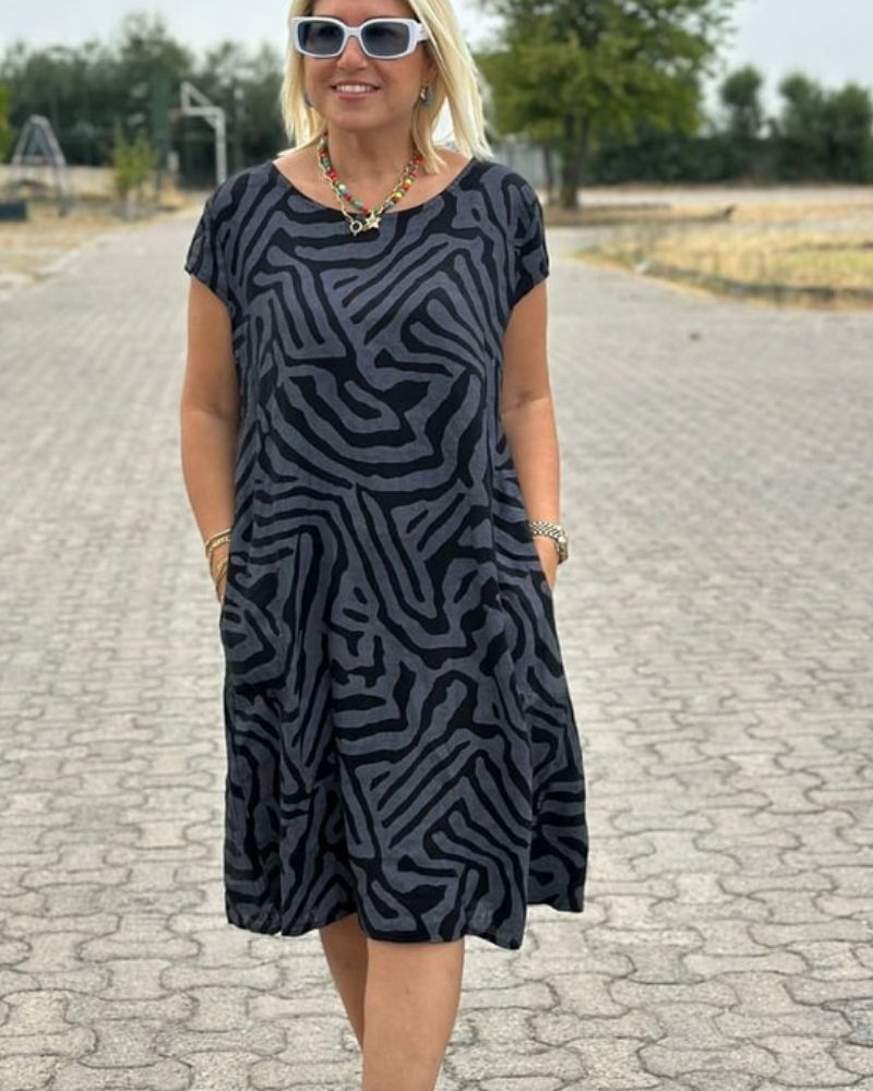 Serena | Round Neck Breathable Summer Dress