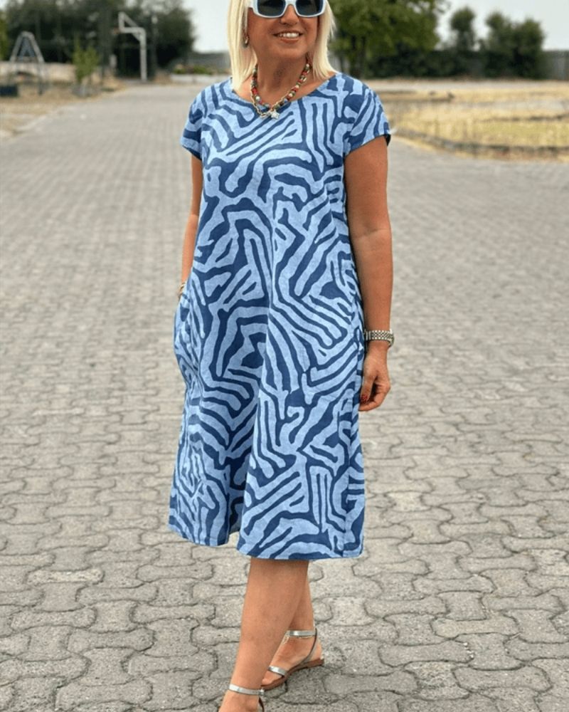 Serena | Round Neck Breathable Summer Dress