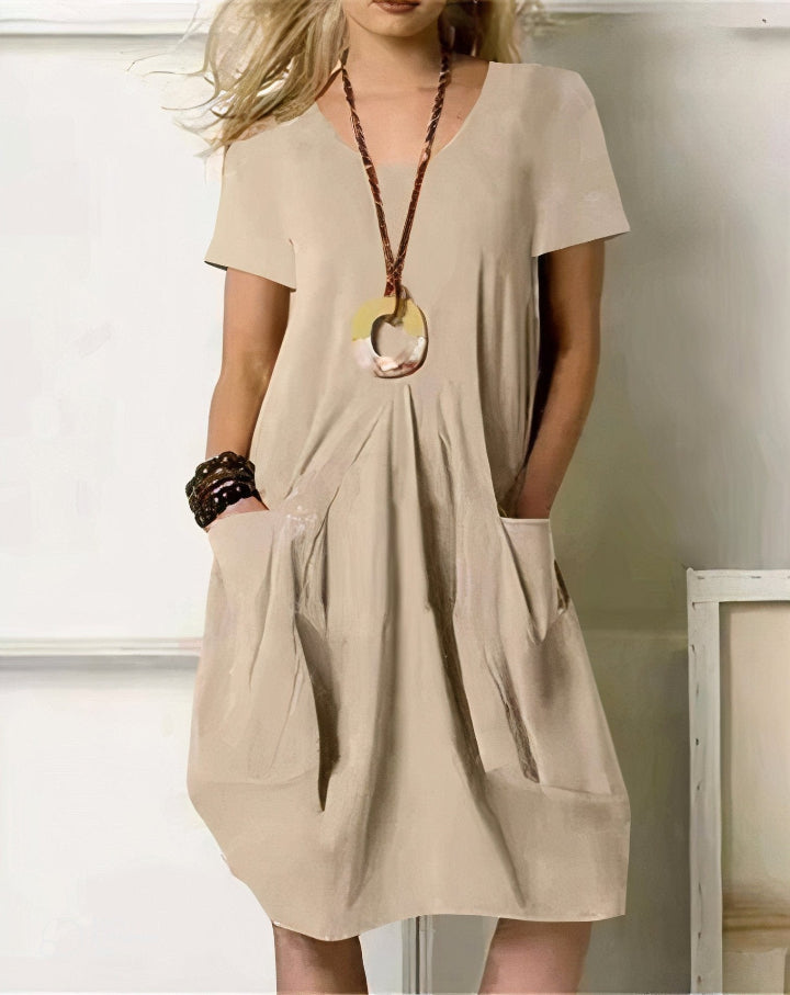 Kwani | Easy Casual Flow Midi Dress