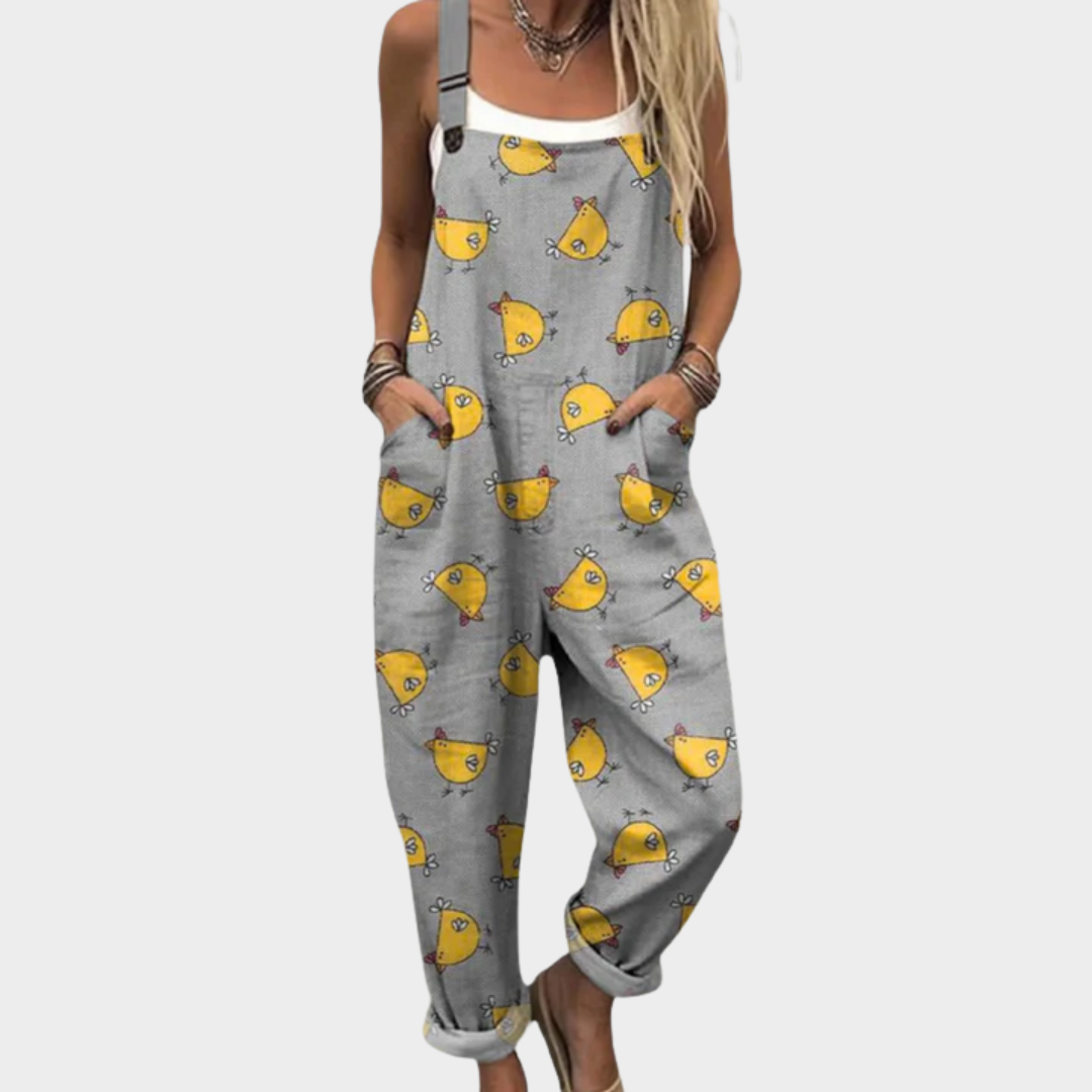 Caelyra | Comfortable Printed Jumpsuit