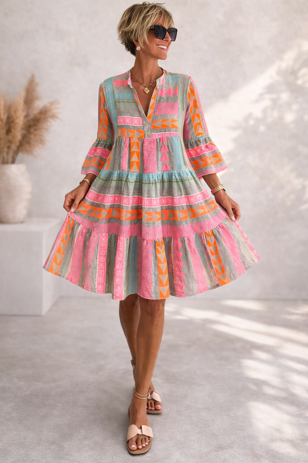 Lucy | Patterned Dress
