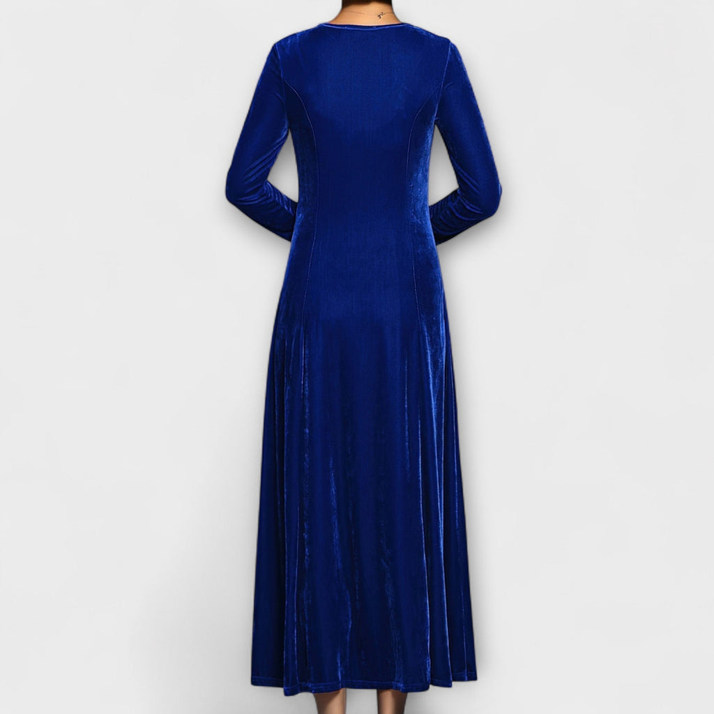 April - Soft Velvet Dress