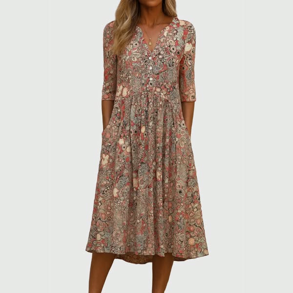 Harlow | Graceful Midi Dress
