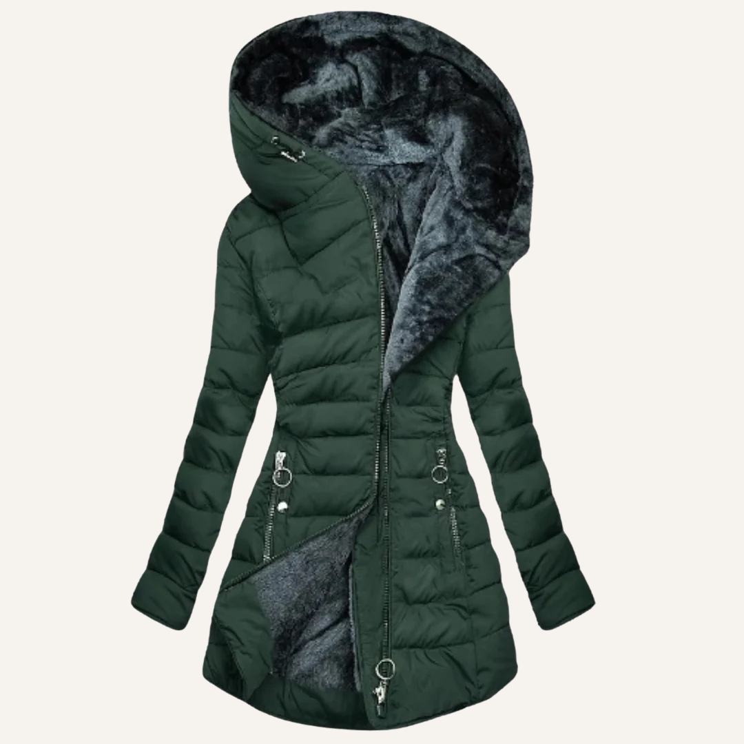 Clarisse™ Luxe Fur-Lined Winter Jacket