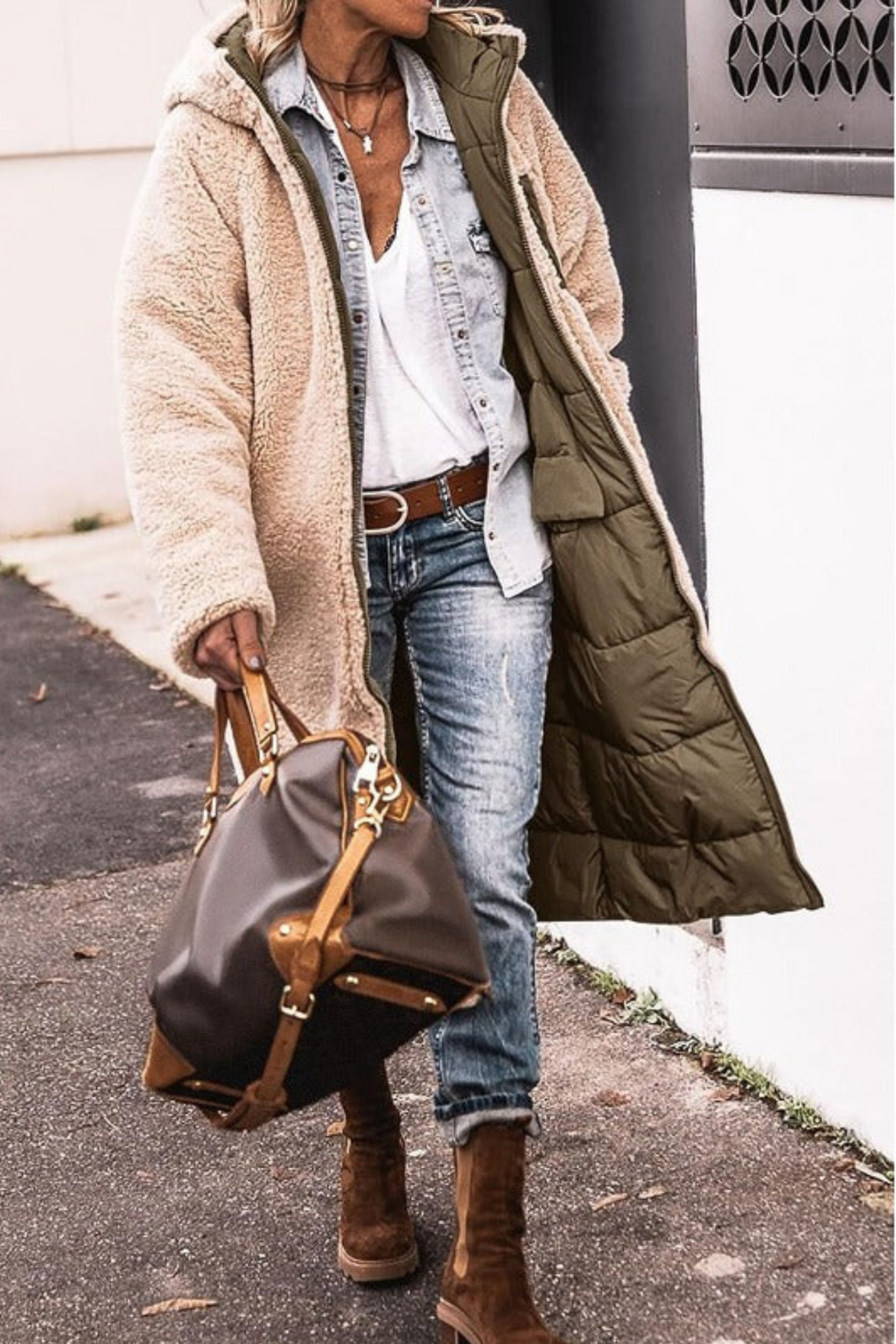 Amelia | Elegant Reversible Coat for Women
