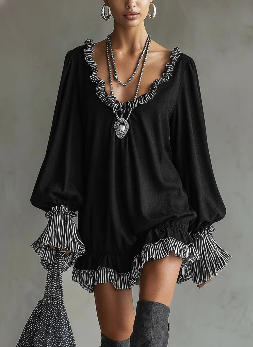 Elowen | Ruffled Comfort Dress