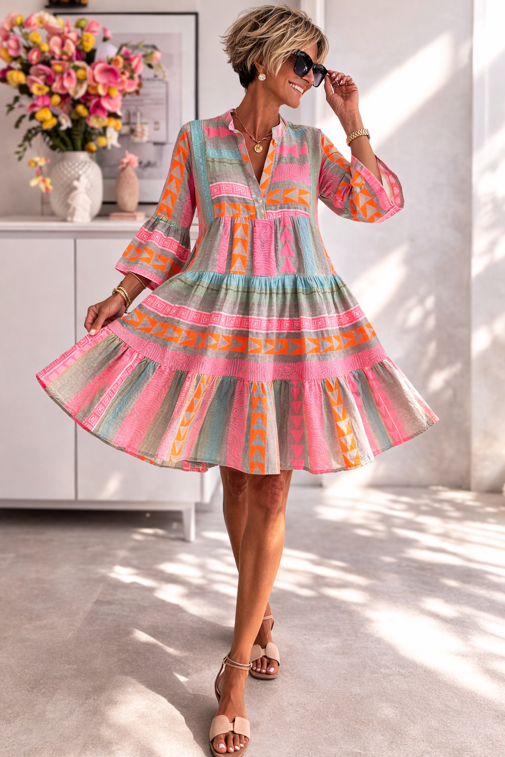 Lucy | Patterned Dress