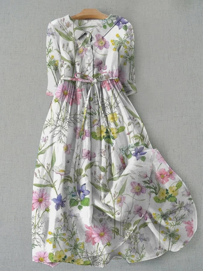 Dahlia | A-Line Floral Dress