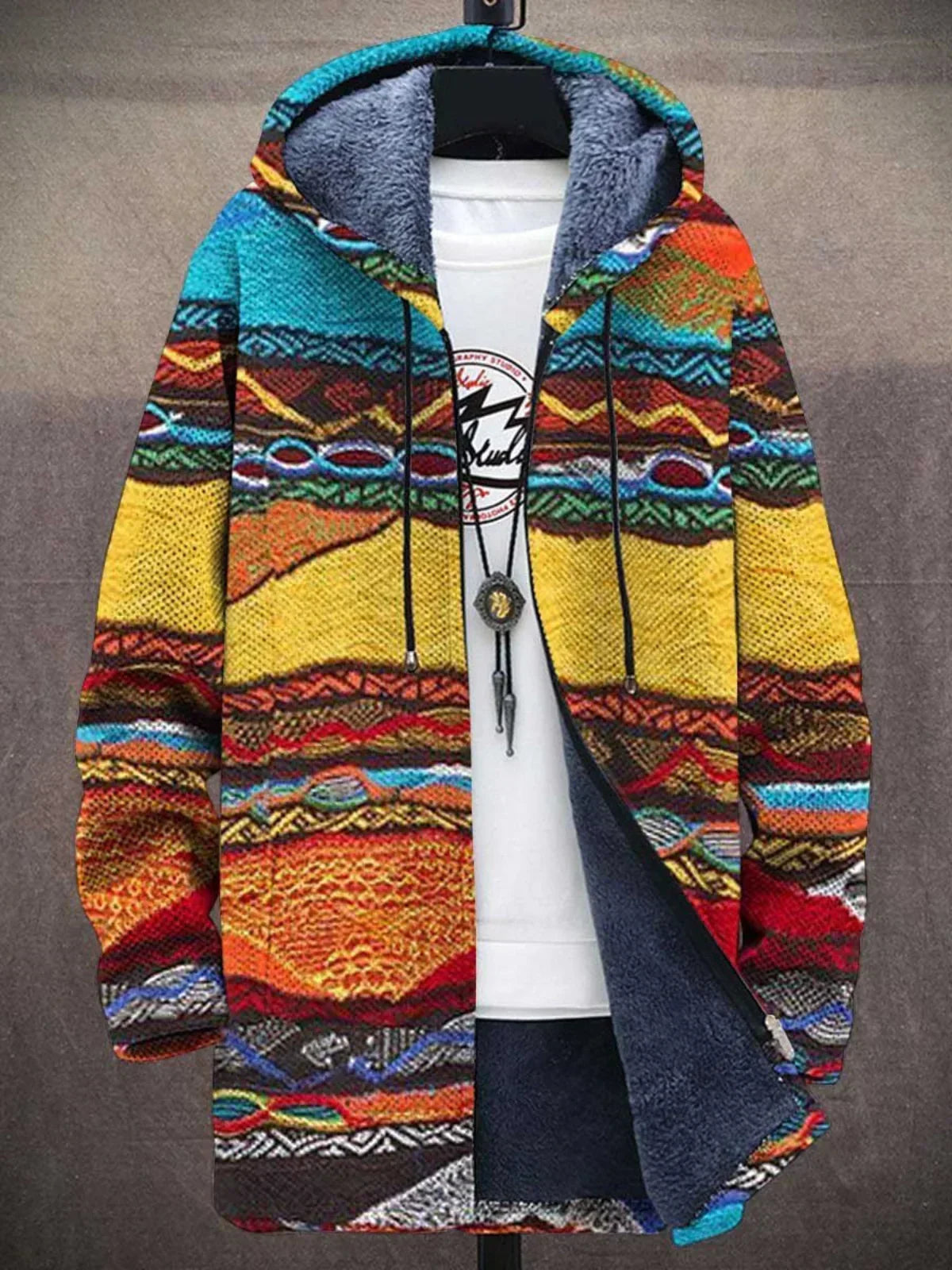Mirellos™ | Cozy Colorblock Fleece Jacket