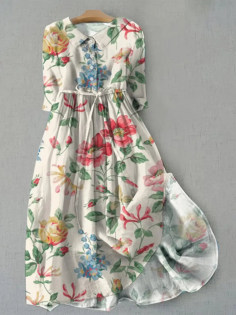 Lily | A-Line Floral Dress
