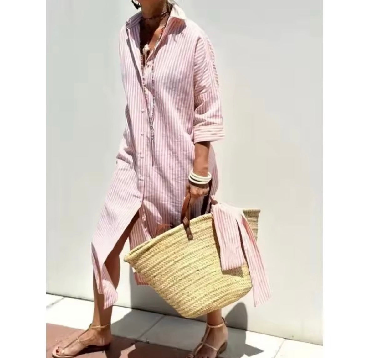 Pernille | Striped Shirt Dress
