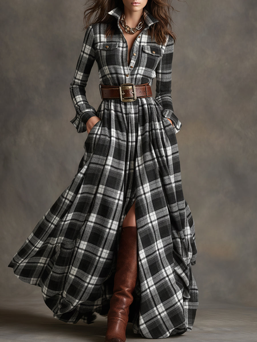Scarlett™ | Belted Shirt Dress