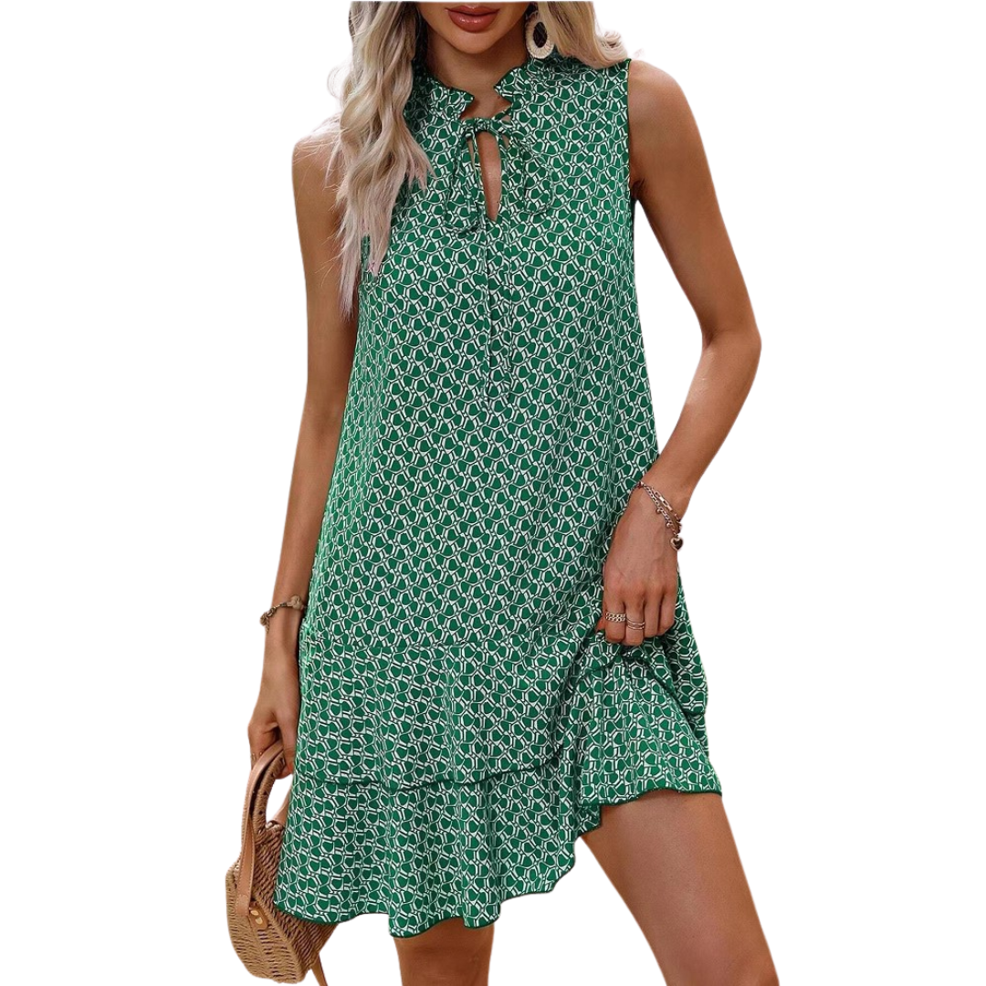 Naomi | Bohemian Printed Dress