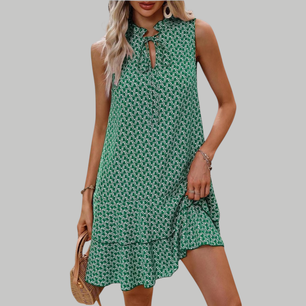 Naomi | Bohemian Printed Dress
