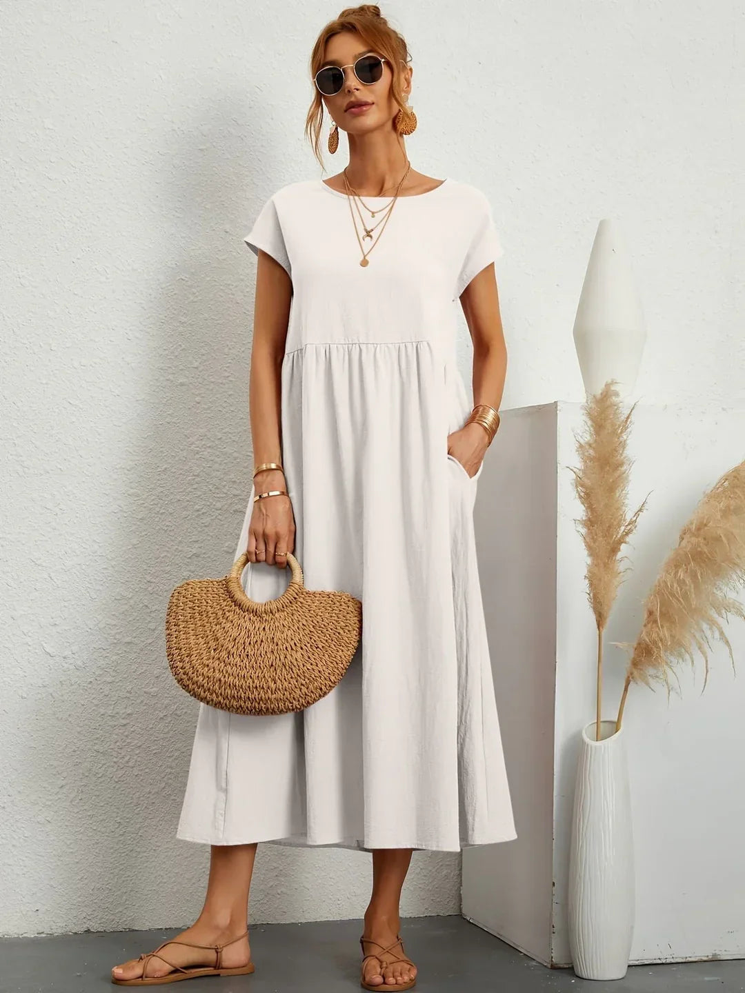 Ellianna | Effortless Cotton Dress
