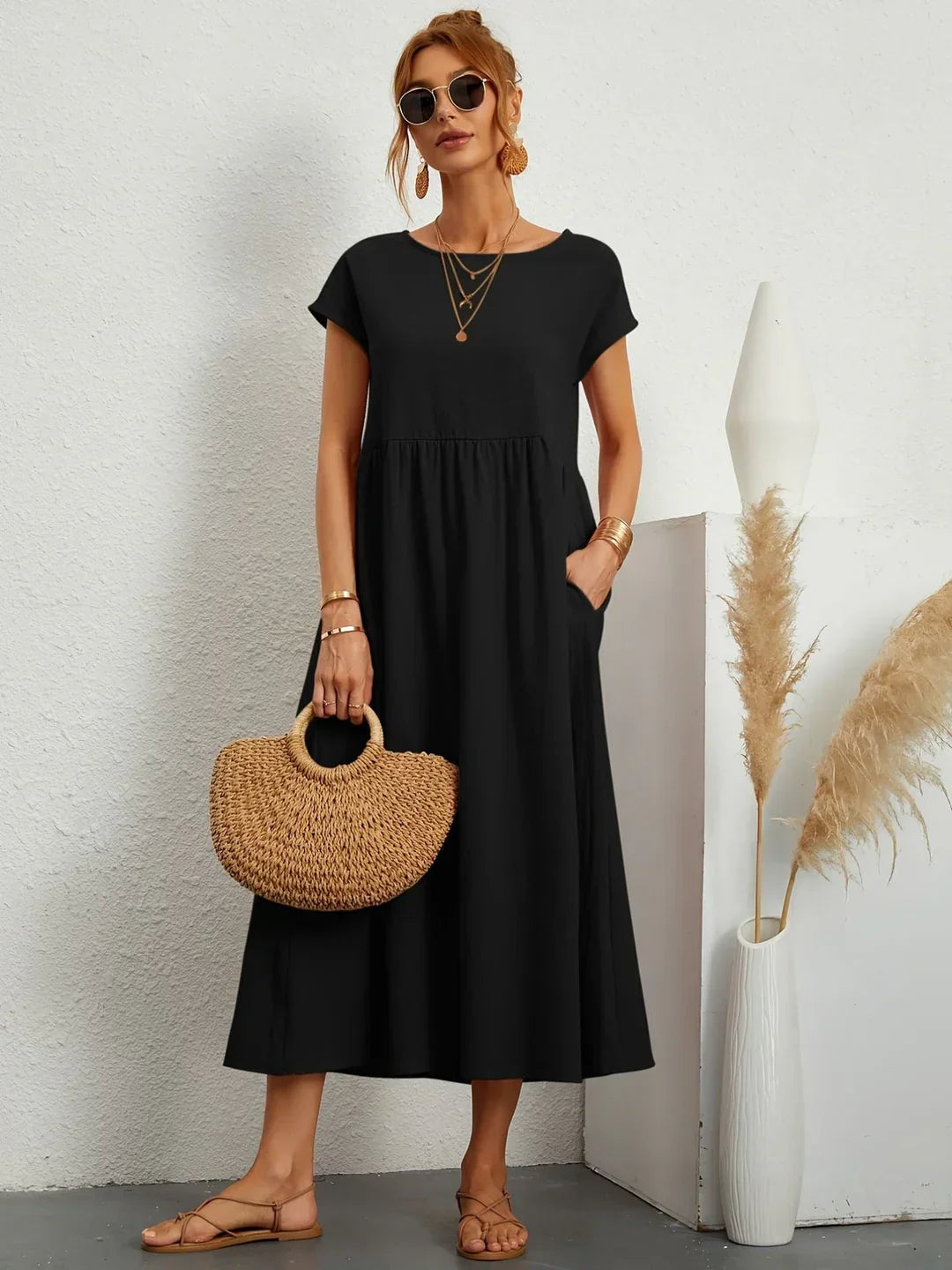 Ellianna | Effortless Cotton Dress