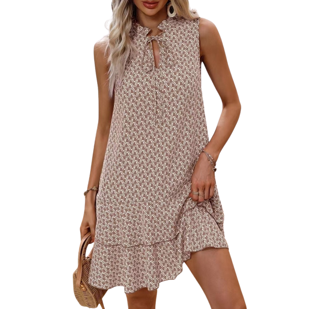 Naomi | Bohemian Printed Dress