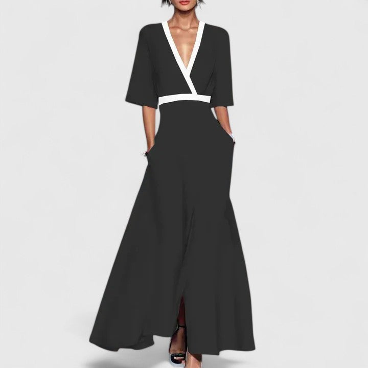 Aimee | Elegant Floral Maxi Dress