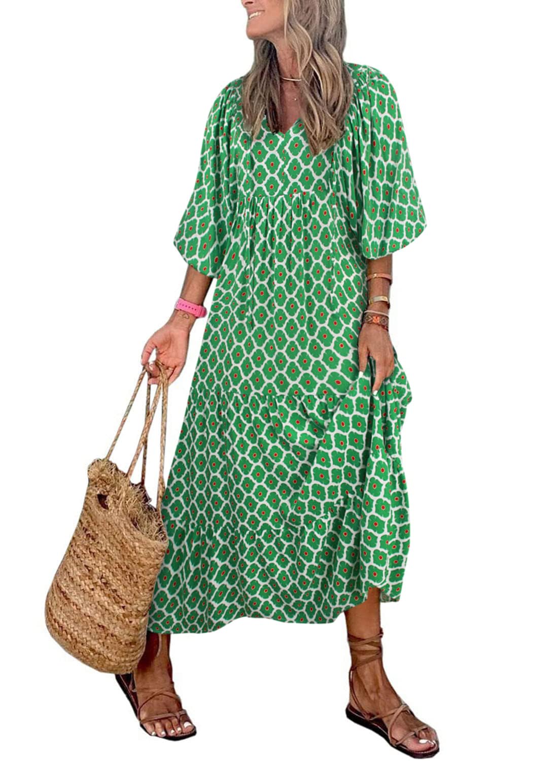 Lexi | Floral Boho Maxi Dress