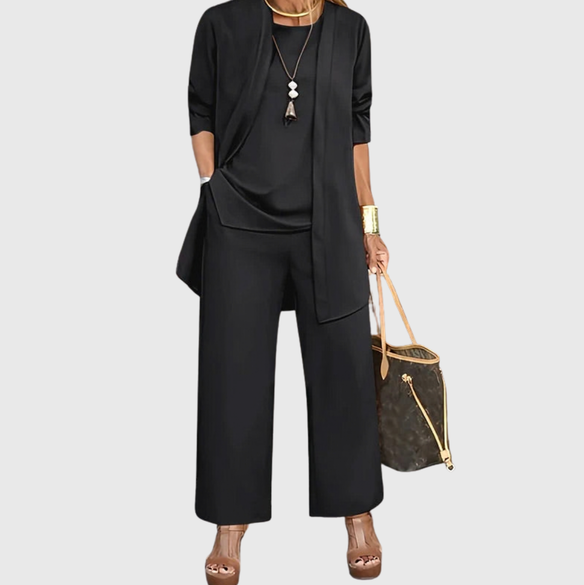 Kaevia | 3 Piece Loose Fit Lounge Set