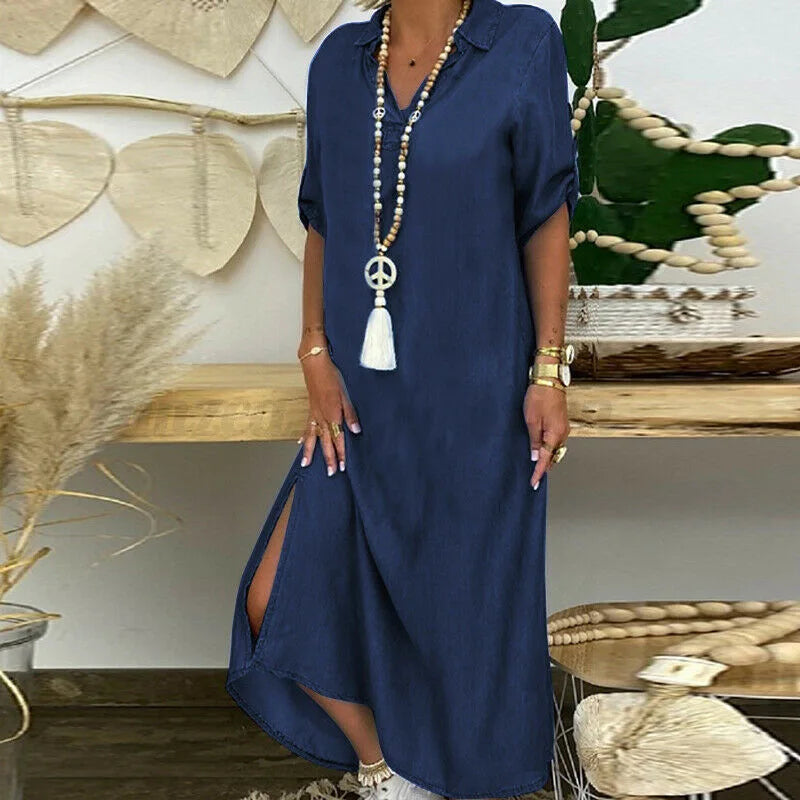 Malene | Denim Shirt Dress