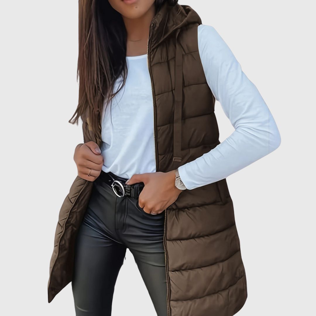 Clarissa | Hooded Puffer Vest