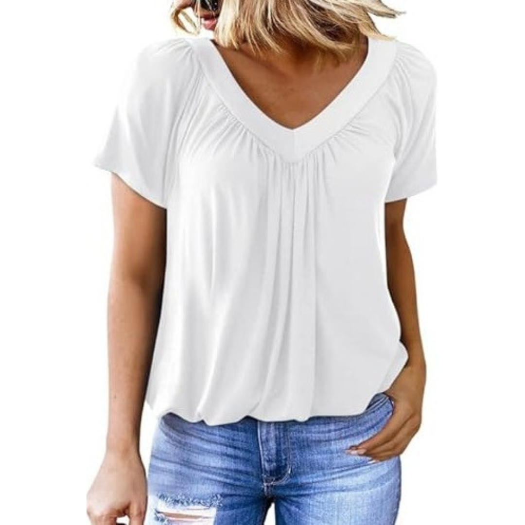 Kathleen | Casual V-Neck Top