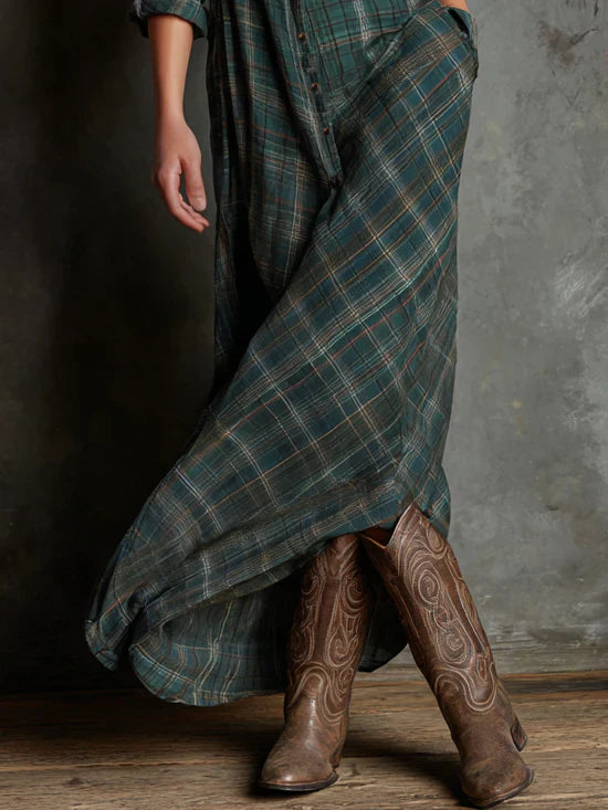 Marienne | Plaid Ease Dress