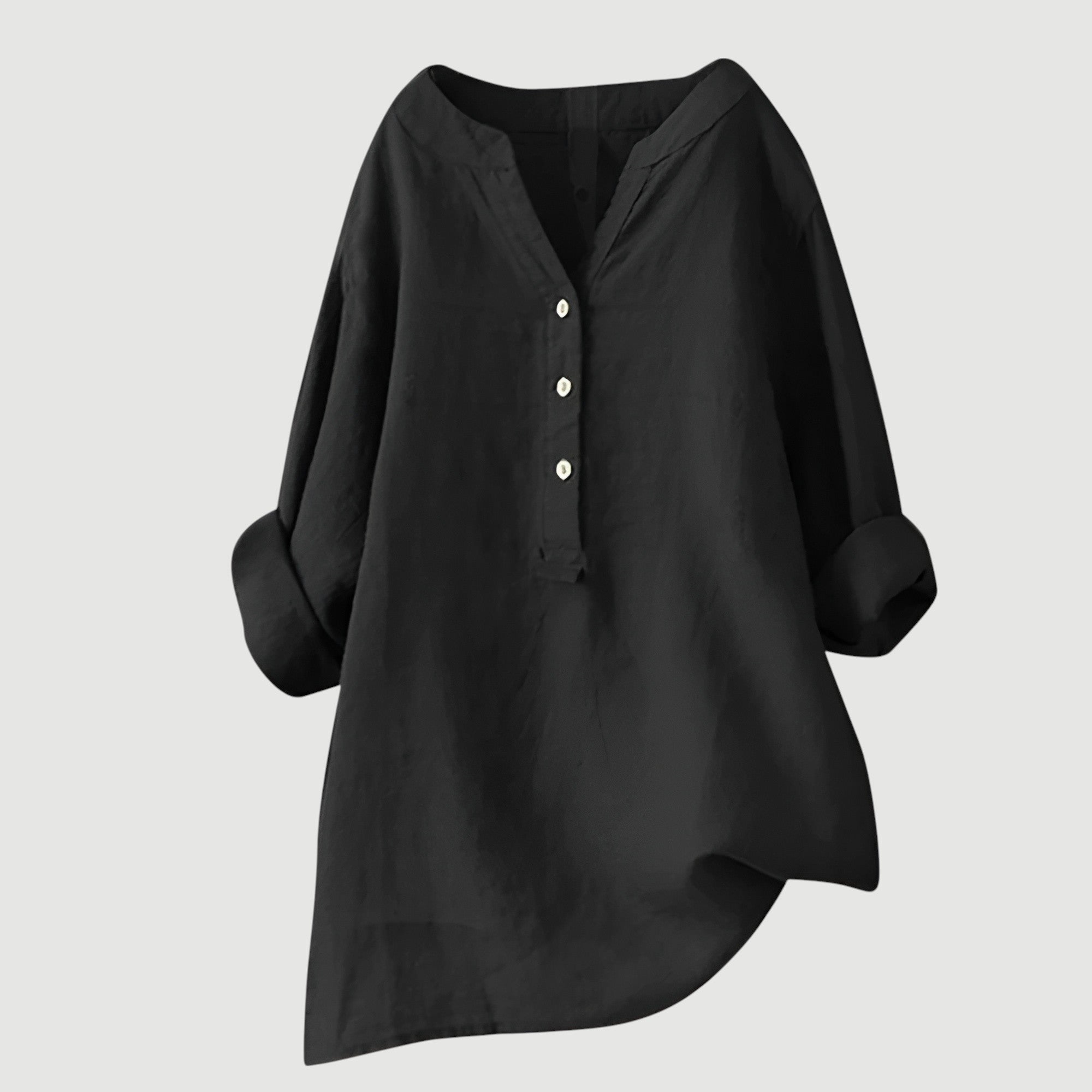 Claire | Relaxed Linen Button Tunic