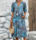 Andrea | Vibrant Midi Dress
