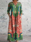 Elyressa | Vintage Floral Maxi Dress