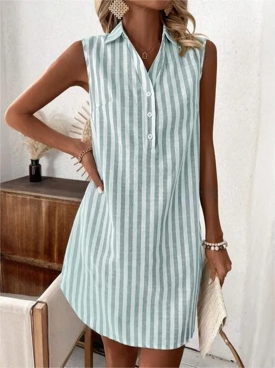 Mila | Striped Shirt Dress