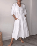 Lillian | V-Neck Maxi Dress