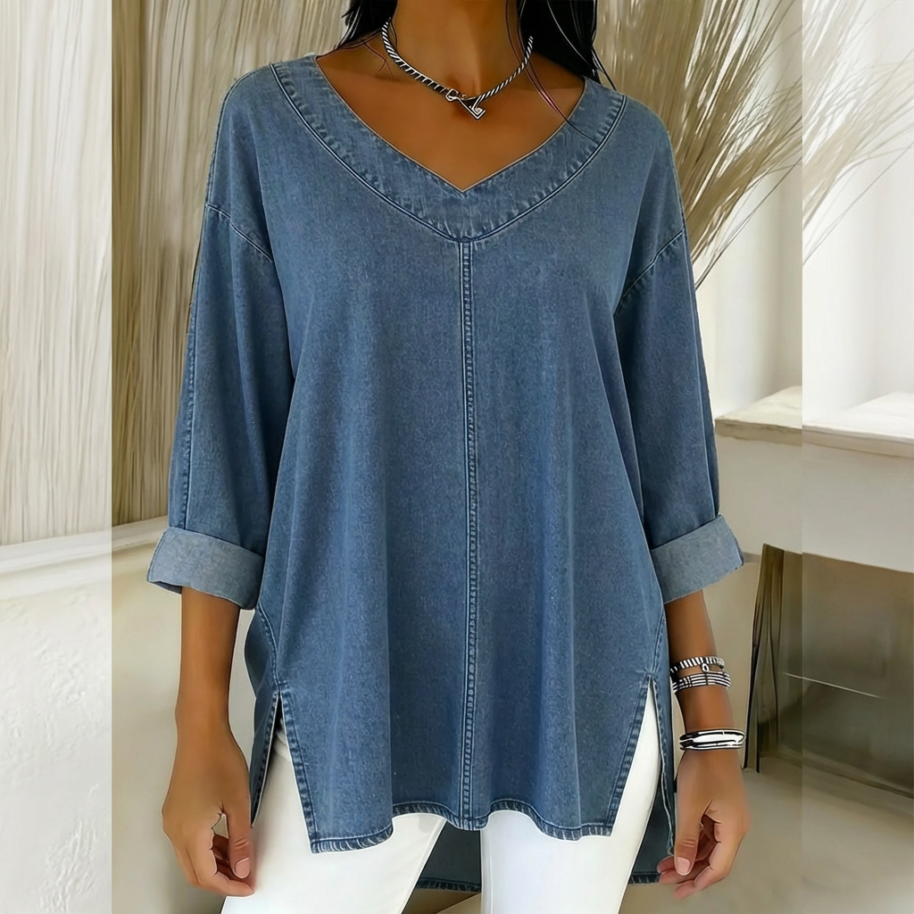 Salia | Denim Top