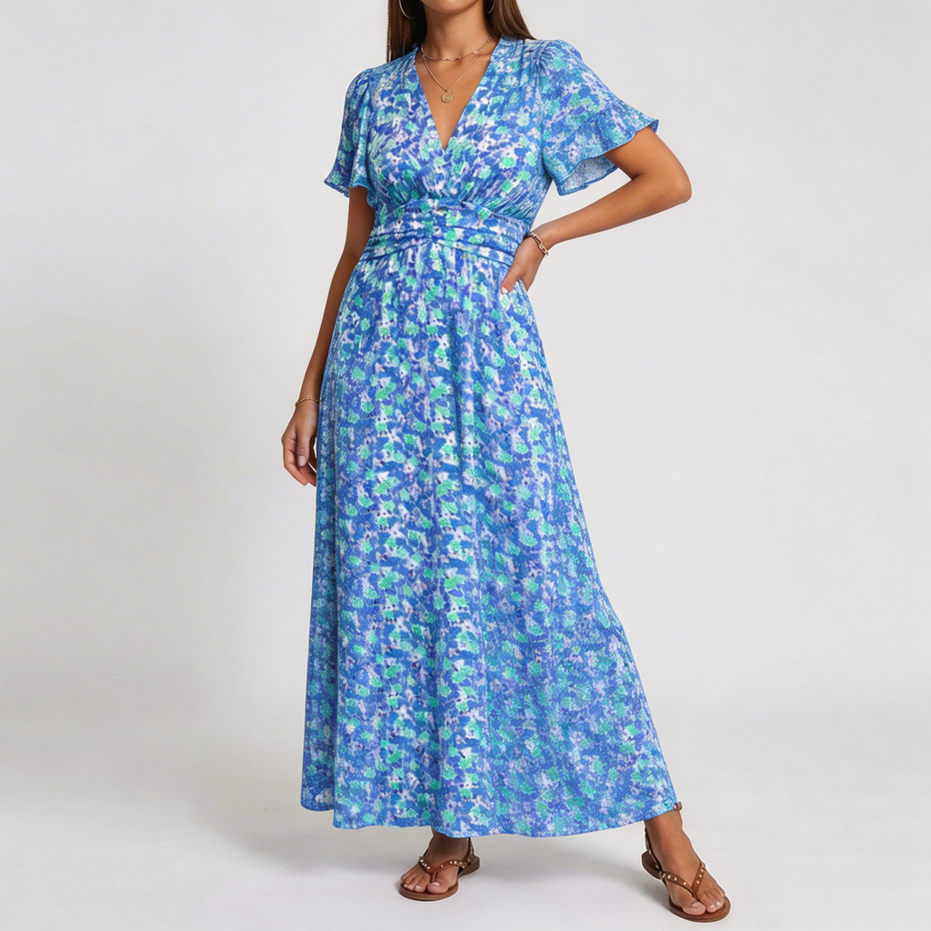 Mia | Printed Maxi Dress