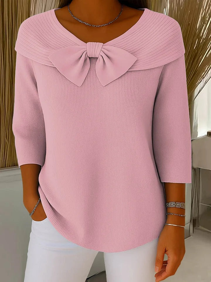 Serena | Bow Sweater